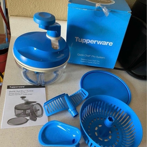 Tupperware Quick Chef Pro System - Bold Blue - Picture 1 of 2